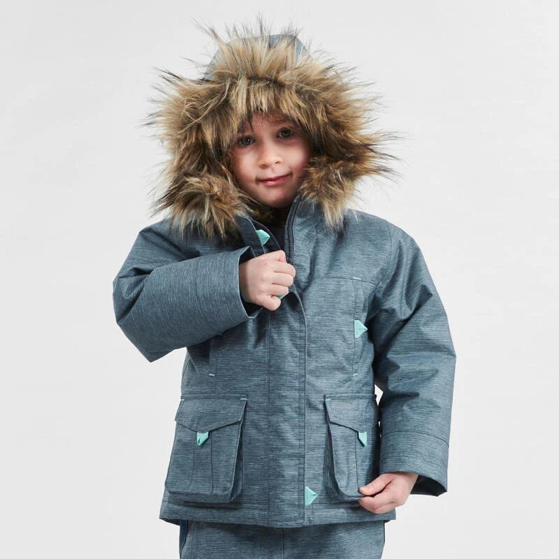 Abrigo De Montaña Y Nieve Impermeable Niños 2-6 Años Quechua SH100 X-Warm Azul 3 Abrigo De Montaña Y Nieve Impermeable Niños 2-6 Años Quechua SH100 X-Warm Azul