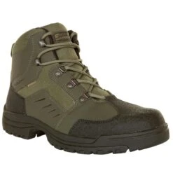 Botas De Caza Solognac Crosshunt 100 Hombre Verdes Impermeables Resistentes