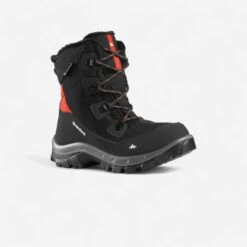Botas De Nieve Y Apreski Impermeables Niños 30-38 Quechua SH500 Warm Negro