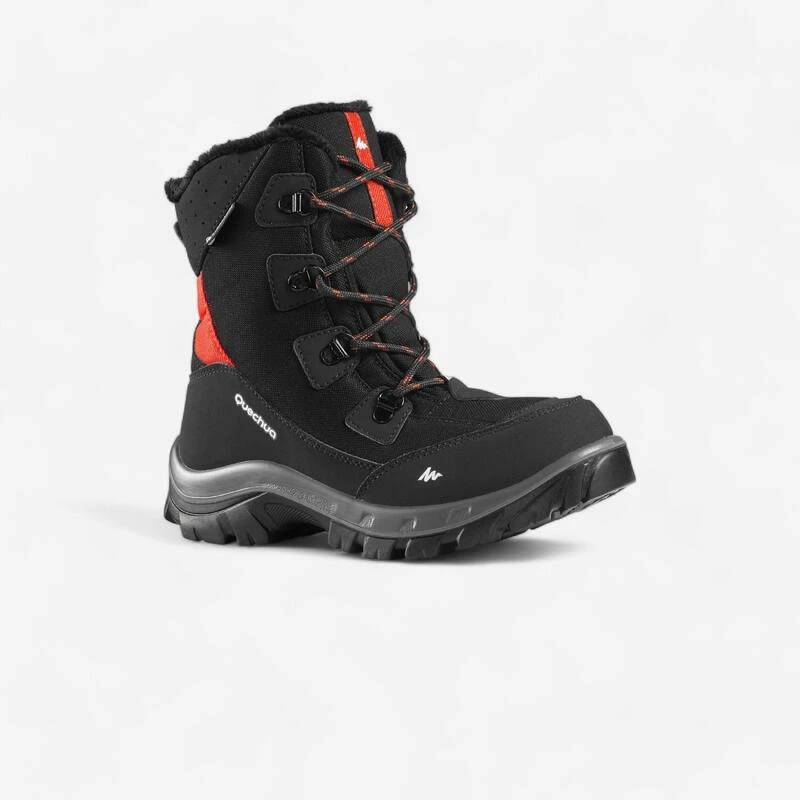 Botas De Nieve Y Apreski Impermeables Niños 30-38 Quechua SH500 Warm Negro 3 Botas De Nieve Y Apreski Impermeables Niños 30-38 Quechua SH500 Warm Negro