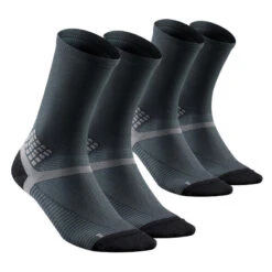 Calcetines Altos De Montaña Y Trekking Anti-rozaduras 2 Pares Quechua MH500 -Mejor Ropa Tienda calcetines altos de montaa y trekking anti rozaduras 2 pares quechua mh500 5
