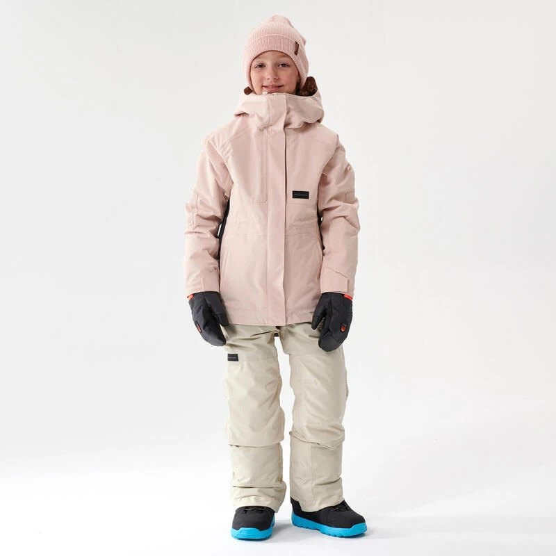 Chaqueta Snowboard Y Esquí, Dreamscape SNB JKT 500, Impermeable, Niños, Rosa 7 Chaqueta Snowboard Y Esquí, Dreamscape SNB JKT 500, Impermeable, Niños, Rosa - Imagen 5