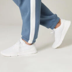 Pantalón Chándal Fitness Felpa Hombre Domyos Azul -Mejor Ropa Tienda pantalon chandal fitness felpa hombre domyos azul 3