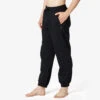 Pantalón Chándal Fitness Felpa Recto Hombre Domyos 500 Negro -Mejor Ropa Tienda pantalon chandal fitness felpa recto hombre domyos 500 negro