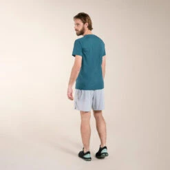 Pantalón Corto Trail Running Hombre Gris Holgado -Mejor Ropa Tienda pantalon corto trail running hombre gris holgado 3