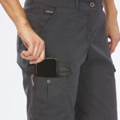 Pantalón Desmontable Montaña Y Trekking Algodón Mujer Forclaz Travel 100 -Mejor Ropa Tienda pantalon desmontable montaa y trekking algodon mujer forclaz travel 100 4