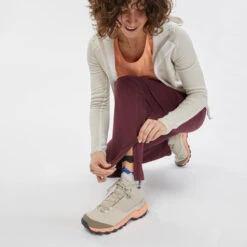 Pantalón Desmontable Montaña Y Trekking Mujer Quechua MH550 Granate -Mejor Ropa Tienda pantalon desmontable montaa y trekking mujer quechua mh550 granate 3