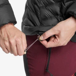 Plumífero De Montaña Y Trekking Con Capucha Mujer Forclaz MT500 -Mejor Ropa Tienda plumifero de montaa y trekking con capucha mujer forclaz mt500 3