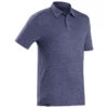 Polo Manga Corta Montaña Y Trekking Viaje Forclaz 500 Hombre Lana Merina Azul -Mejor Ropa Tienda polo manga corta montaa y trekking viaje forclaz 500 hombre lana merina azul