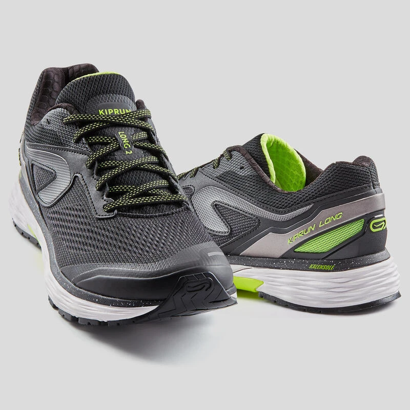 Zapatillas Running Hombre Kiprun Long 2 Negro/amarillo 4 Zapatillas Running Hombre Kiprun Long 2 Negro/amarillo - Imagen 2